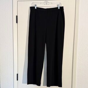 RAFFAELLO ROSSI Black Wide Leg Pants